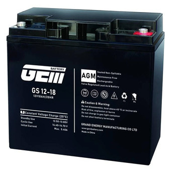 Акумуляторна батарея GEM Battery 12V, 18.0A (GS 12-18) фото №1