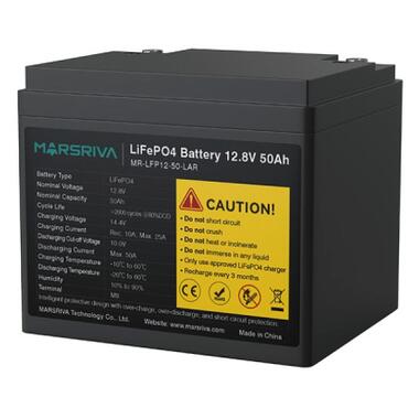 Батарея LiFePo4 Marsriva 12.8V 50Ah (MR-LFP12-50-LAR) фото №2