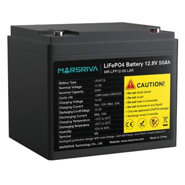 Батарея LiFePo4 Marsriva 12.8V 50Ah (MR-LFP12-50-LAR) фото №3