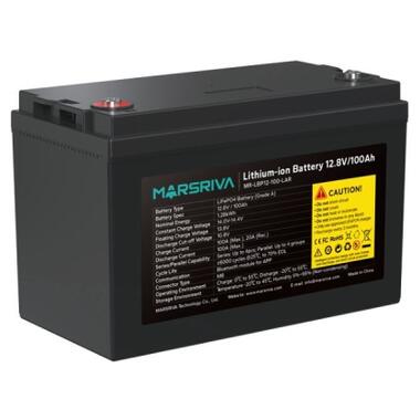 Батарея LiFePo4 Marsriva 12.8V 100Ah 1.28kWh (MR-LBP12-100-LAR) фото №1