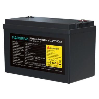 Батарея LiFePo4 Marsriva 12.8V 100Ah 1.28kWh (MR-LBP12-100-LAR) фото №3