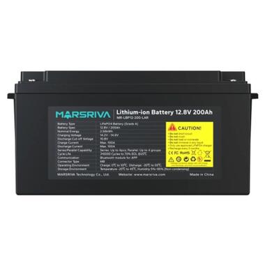 Батарея LiFePo4 Marsriva 12.8V 200Ah 2.56kWh (MR-LBP12-200-LAR) фото №2