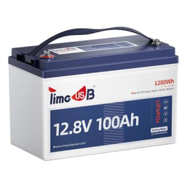 Батарея LiFePo4 Timeusb 12.8V 100Ah Low-Temp 1280Wh BMS 100A (T12V100-100-TM-4-A100) фото №1