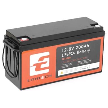 Батарея LiFePo4 LITHTECH 12,8V 200Ah, 2.25k + Bluetooth (TE12200B) фото №1