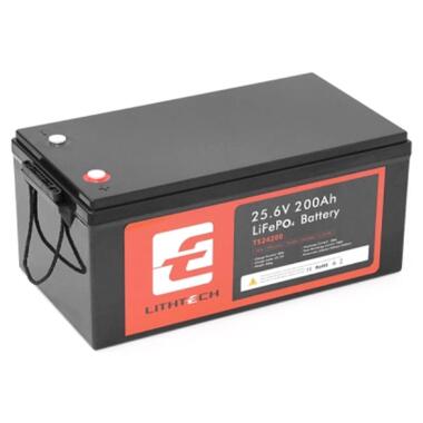 Батарея LiFePo4 LITHTECH 25,6V 200Ah, 5.12k + Bluetooth (TE24200B) фото №1