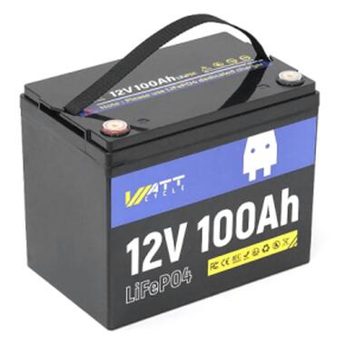 Батарея LiFePo4 WattCycle 12,8V 100Ah, 1,28kWh (WT12V100AH100) фото №1
