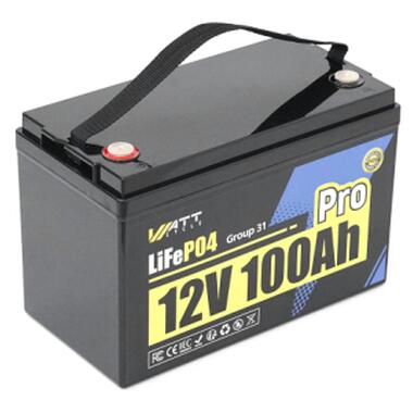 Батарея LiFePo4 WattCycle 12,8V 100Ah, 1,28kWh (WT12V100AH110PRO) фото №1
