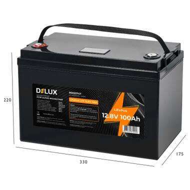 Батарея LiFePo4 Delux LFB 12.8V 100A (90023747) фото №2