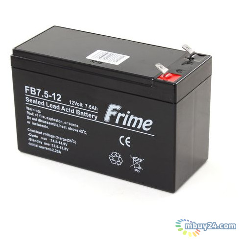 Аккумулятор Frime 12в для ИБП 7.5AH (FB7.5-12) фото №1