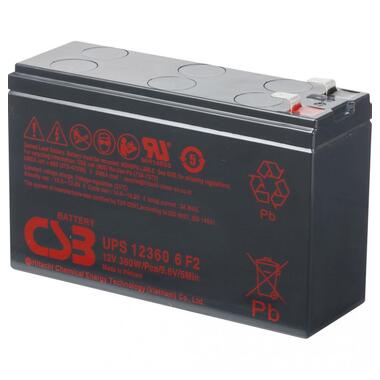 Акумулятор для ДБЖ CSB UPS123606F2 12V 6Ah (UPS123606F2) фото №1