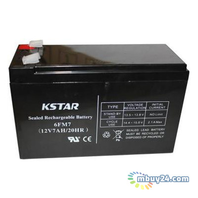 Акумуляторна батарея Kstar 12В 7Ач (6-FM-7) фото №1