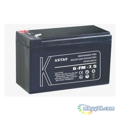 Акумуляторна батарея Kstar 12В 7.5Ач (6-FM-7.5) фото №1