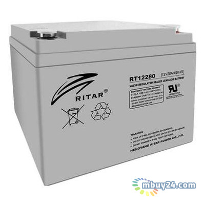 Батарея до ДБЖ Ritar AGM RT12280 12V-28Ah (RT12280) фото №1