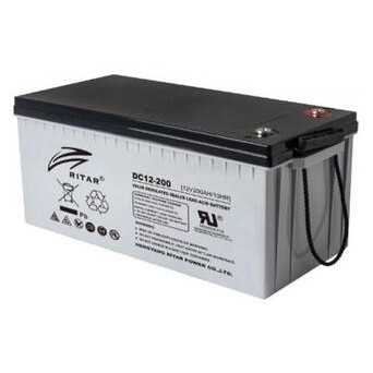 Батарея до ДБЖ Ritar CARBON RITAR DC12-200C 12V-200.0Ah (DC12-200C) фото №1