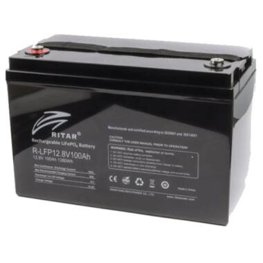 Батарея LiFePo4 Ritar 12,8V 100Ah (R-LFP12.8V100AH) фото №1