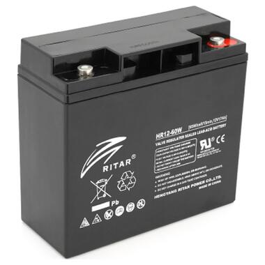 Батарея к ИБП Ritar HR12-60W, 12V 17.0Ah (HR1260B) фото №1