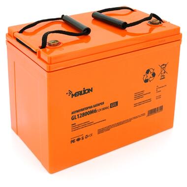 Батарея к ИБП Merlion 12V-80Ah GEL (GL12800M6 GEL) фото №1
