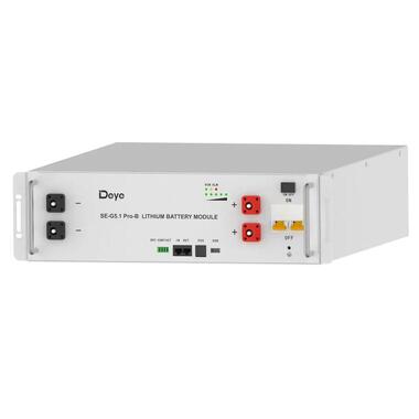 Акумуляторна батарея DEYE SE-G5.1 Pro-B, 5.12 кВт/год (LiFePO4 51.2V 100Ah) фото №1