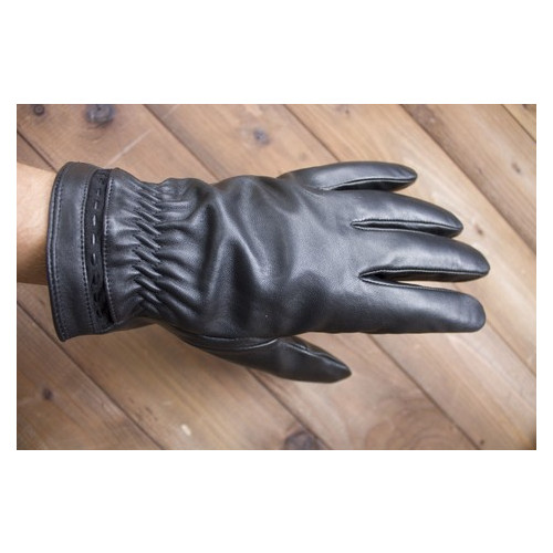 Чоловічі сенсорні шкіряні рукавички Shust Gloves 931s1 фото №4