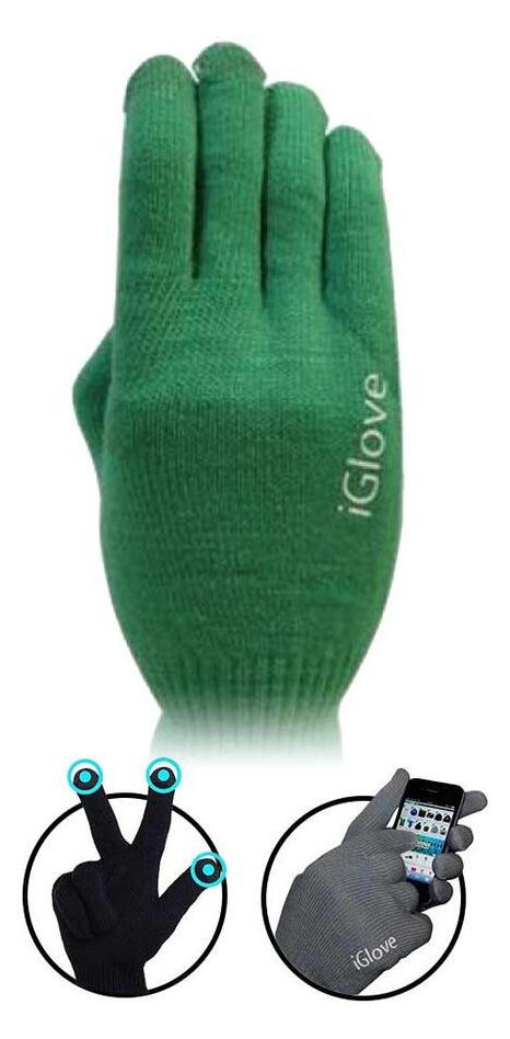 Рукавички iGlove для сенсорних екранів Green (iGlove Gr) фото №1