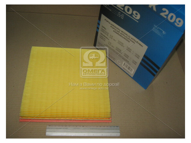 Фільтр повітряний M-Filter K209 для Opel Omega B фото №1