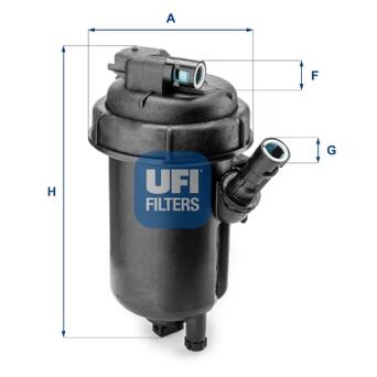 Фільтр паливний UFI 55.152.00 фото №1