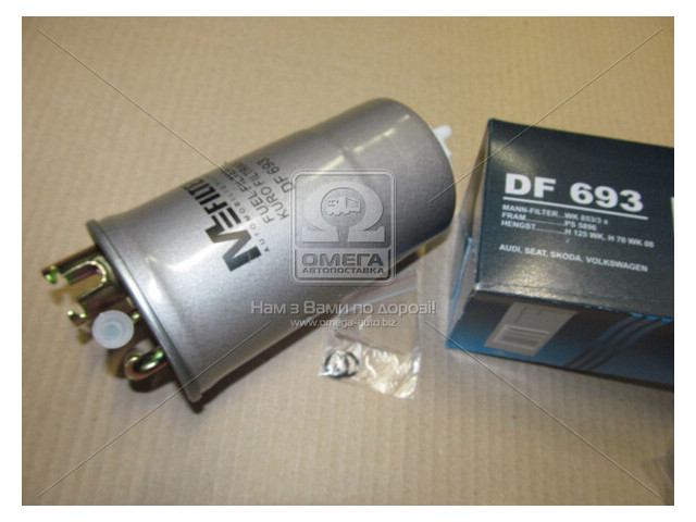 Фільтр паливний M-Filter DF693 для Audi/VW (6911826702) фото №1