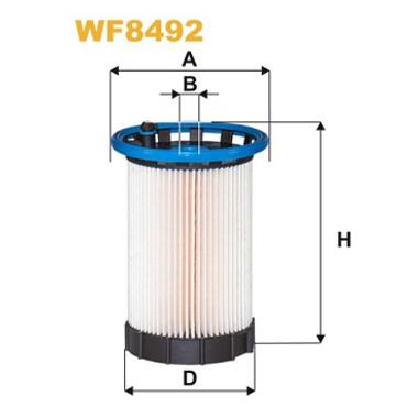 Фільтр паливний Wix Filters AUDI Q3 2.0 TDI 11- (WF8492) фото №2