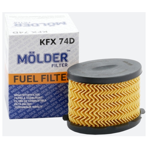 Фільтр паливний Molder KFX 74D аналог WF8177/KX84DEco/PU1021X (KFX74D) фото №1