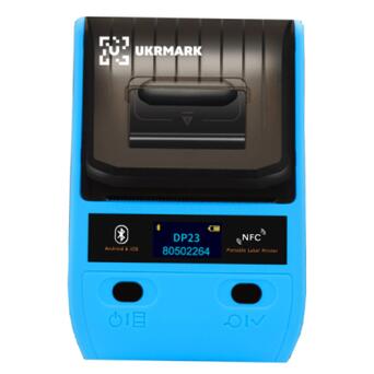 Принтер етикеток UKRMARK AT 10EW USB Bluetooth NFC blue (UMDP23BL) фото №1