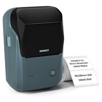 Принтер етикеток NIIMBOT B1 Blue фото №1