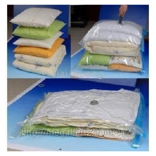 Вакуумные пакеты для хранения одежды и белья Tesco 70х100см Packing List T3000 (77700012) фото №4