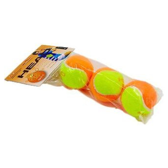М'яч для великого тенісу для дітей Head 578223 Оранжево-салатовий 3шт (60429134) фото №1
