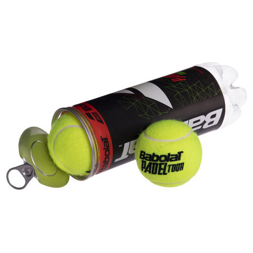 М'яч для падіння тенісу Babolat Padel Tour X3 BB501063-113 Салатовий 3шт (60495031) фото №2