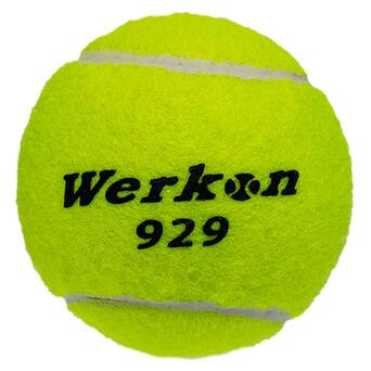 М'яч для великого тенісу FDSO Werkon 9575 Салатовий 3шт (60508625) фото №2