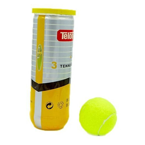 М'яч для великого тенісу Teloon T802 Салатовий 3шт (60496009) фото №1