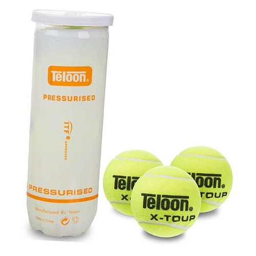 Мяч для большого тенниса Teloon X-Tour T878P3-T606P3 Салатовый 3шт (60496008) фото №1