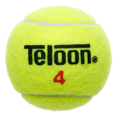 М'яч для великого тенісу Teloon Teloon-4 Салатовий 4шт (60496034) фото №3