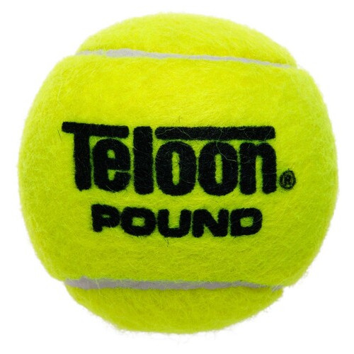 М'яч для великого тенісу Teloon Pound WZT828003 Салатовий 3шт (60496039) фото №4
