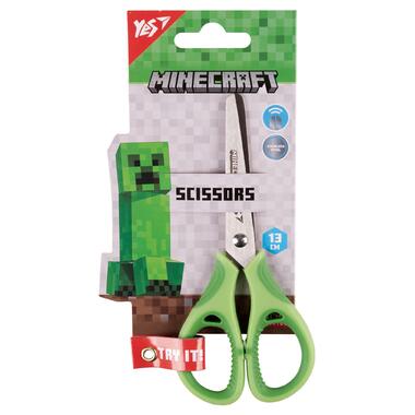 Ножиці Yes Minecraft 13см з гумовими вставками (480430) фото №1