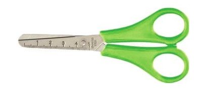Ножиці дитячі ZIBI 132мм з лінійкою, салатовий (ZB.5001-15) фото №1