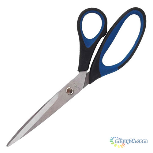Ножиці з гумовими ручками Buromax 210мм (BM.4512) фото №1
