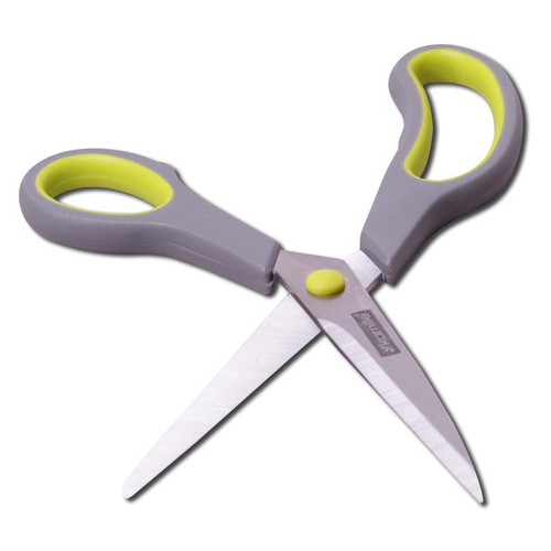 Ножиці Kamille 5185 універсальні 24.5 см із нержавіючої сталі з пластиковими ручками фото №1