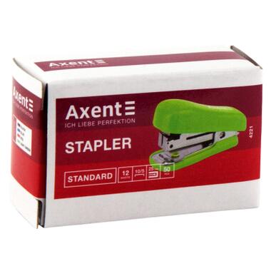 Степлер Axent Standard пласт., 10/5 12 арк., синій (4221-02-A) фото №4
