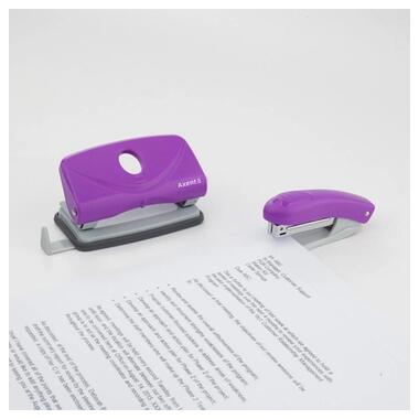 Степлер Axent Welle-2 plastic №10 12sheets. purple (4813-11-А) фото №4