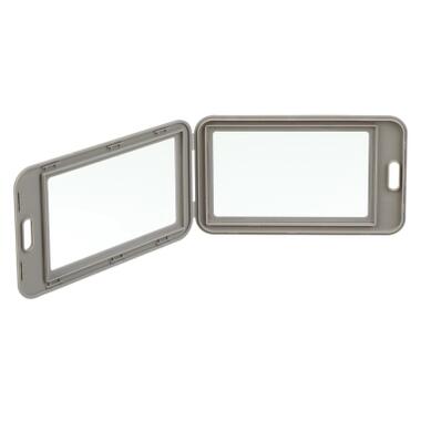 Бейдж Buromax вертикальный, 69 х 111мм, PP+PVC, серый (BM.5414-09) фото №2