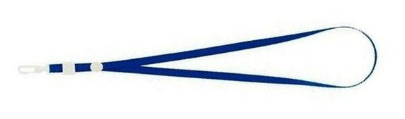Шнурок із карабіном Buromax синій BM.5425-02 фото №1