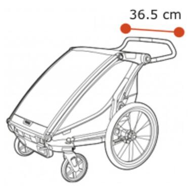 Мультиспортивная коляска Thule Chariot Lite1  Agave TH10203021 фото №9