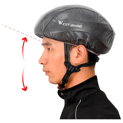 Чохол для велосипедного шлема West Biking YP0708080 Dark Gray фото №4