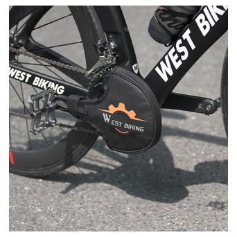 Чохол для великої зірки велосипеда West Biking YP0719289 Black фото №4